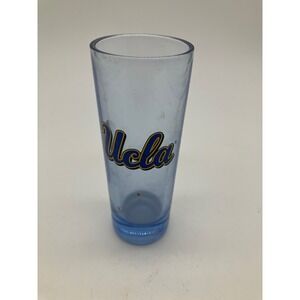 UCLA Bruins Shot Glass Tall Tapered Light Blue Collegiate Barware Script Logo